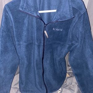 dark blue fleece columbia jacket 🧥 💙